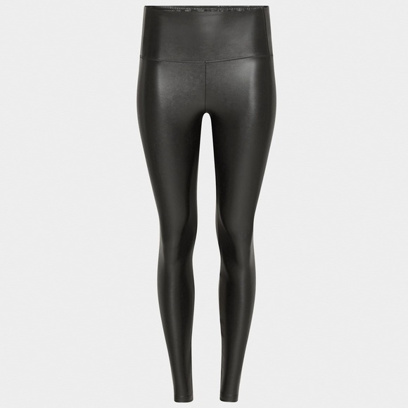 Aritzia Wilfred black vegan leather Daria high rise legging pants - XS NWOT - Picture 6 of 7